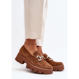 Step in style Mokkasiner Model Ellise G422 Camel - Træd med stil brun