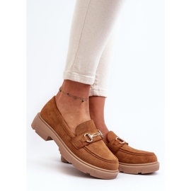 Step in style Loafers Model Lighas F003 Camel - Træd med stil brun