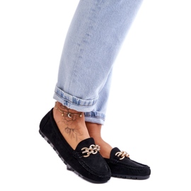 Dame Ruskind Slip-On Moccasins Sort