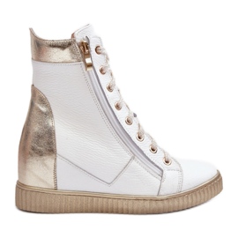 Zazoo White wedge sneakers hvid