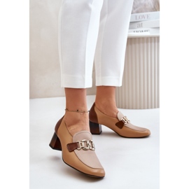 Step in style Pumps Model Laura Messi 2861 Brun - Træd med stil