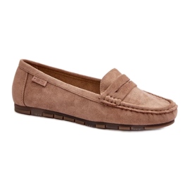 Big Star Beige mokkasiner til kvinder