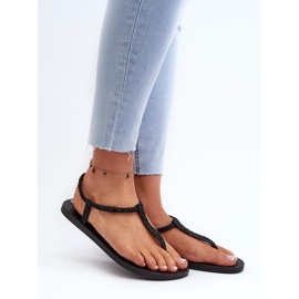 Sandaler Model 26914 Ipanema Class Brilha Fem Black - Step in style sort
