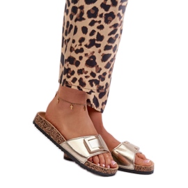 Step in style Sandal Flip-flops Model Elleriome 24SD21-7216 Guld - Træd med stil