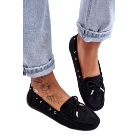 Step in style Moccasins Model Si Passione FT246 Sort - Træd med stil