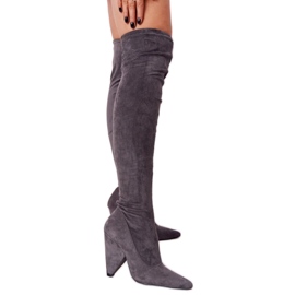 Step in style Støvler Model Lu Boo XW37356 Grå ruskind - Træd med stil