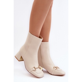 Støvler Model Adinah 1063 Light Beige - Step in style