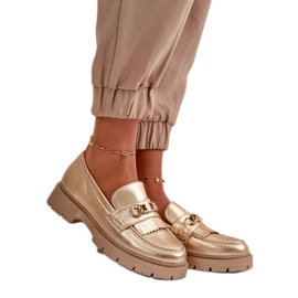 Step in style Mokkasiner Model Zanita GQ8-010 Guld - Træd med stil