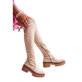 Støvler Model Cheera UK105P Lys Beige - Step in style