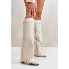 Step in style Støvler Model Avamora CLS-296 Lys Beige - Træd med stil