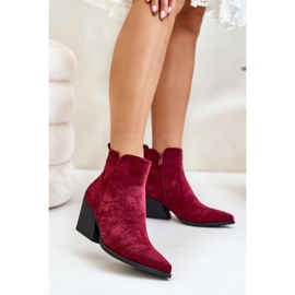 Step in style Støvler Model Virtris RQ491 Bordo - Træd med stil rød
