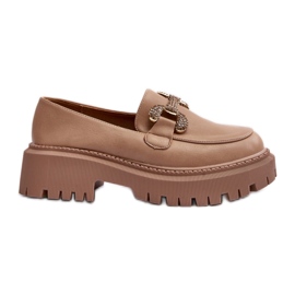 Step in style Mokkasiner Model Gargi H8-309 Dark Beige - Træd i stil