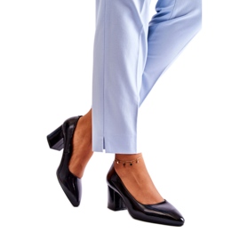 Step in style Pumper Model Sergio Leone PB411 Black Lakier - Træd med stil sort