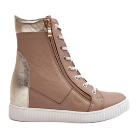 Sneakers Model Zazoo 3081 Beige - Step in style