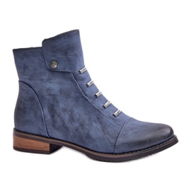 Step in style Støvler Model Labise ASA62-16 Blå - Træd i stil