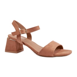Step in style Sandaler Model Leisha LT33-10 Camel - Træd med stil brun