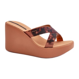 Step in style Sandal Flip-flops Model 83520 Ipanema High Fashion Slide Kvinder Brun - Træd i stil