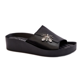 Step in style Sandal Flip-flops Model S.Barski KV27-015 Sort - Træd med stil