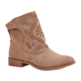 Støvler Model Irinette MAM65-106 Beige - Step in style