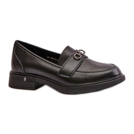 Step in style Moccasins Model Vinceza 58409 Sort Læder - Træd med stil