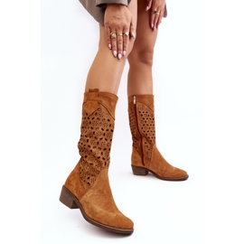 Step in style Støvler Model Ndulu 4043 Camel - Træd med stil brun