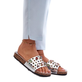 Step in style Sandal Flip-flops Model S.Barski MY122 Sølv - Træd med stil grå