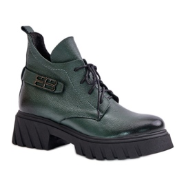 Step in style Støvler Model Zazoo 60483 Mørkegrøn - Træd i stil