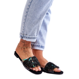 Step in style Sandal Flip-flops Model S.Barski KV-576-4 Sort - Træd med stil
