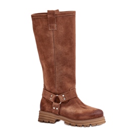 Step in style Støvler Model Lewski 3615 Brun ruskind - Træd i stil
