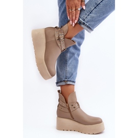 Støvler Model Zazoo 1752 Beige - Step in style