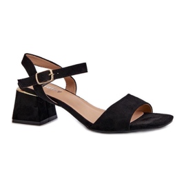 Step in style Sandaler Model Leisha LT33-10 Sort - Træd med stil