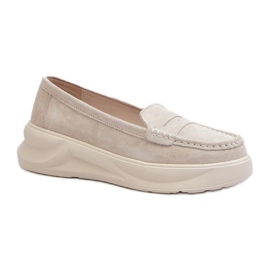 Step in style Mokkasiner Model Filidia 24PB18-6889 Beige - Træd med stil