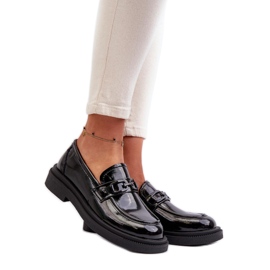 Step in style Mokkasiner Model Keelana 24PB18-6886 Sort lak - Træd med stil