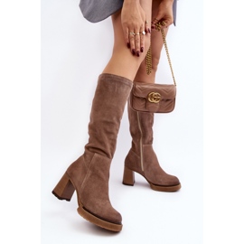 Step in style Støvler Model Lemar Ceraxa 70133 Brun ruskind - Træd med stil