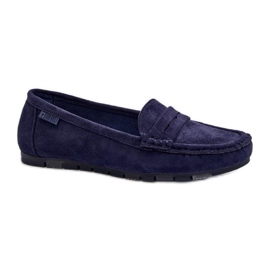 Step in style Mokkasiner Model Big Star NN274931 Memory Foam System Navy - Træd med stil
