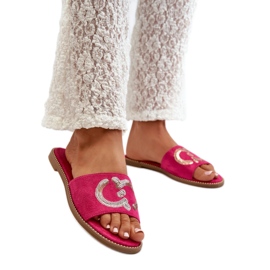 Step in style Sandal Flip-flops Model S.Barski KV27-052 Fuchsia - Træd med stil lyserød