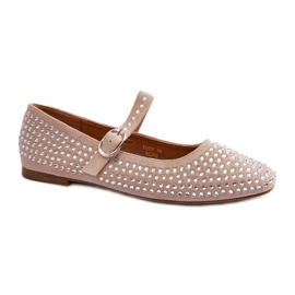 Balletlejligheder Model Tinara T613P Beige - Step in style