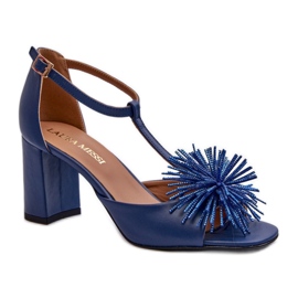 Step in style Sandaler Model Laura Messi 2758 Navy - Træd med stil