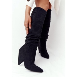 Step in style Støvler Model Lu Boo XW37355 Sort ruskind - Træd i stil