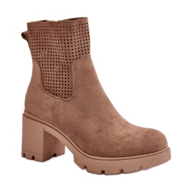 Støvler Model Rashmi RMR23108A-18 Beige - Step in style