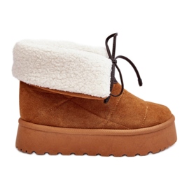 Step in style Snestøvler Model Olimuka VL212P Camel - Træd med stil brun