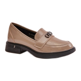 Step in style Mokkasiner Model Vinceza 58409 Khaki lak - Træd med stil grøn