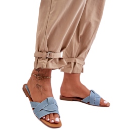 Step in style Sandal Flip-flops Model Aversa W-112 Lyseblå - Træd med stil
