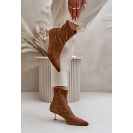 Step in style Støvler Model Irithare GP12 Camel - Træd med stil brun