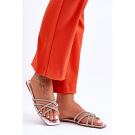 Step in style Sandal Flip-flops Model Leomi 5628-2 CLA-1 Sølv - Træd med stil grå