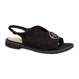 Step in style Sandaler Model S.Barski KV27-059 Sort - Træd med stil