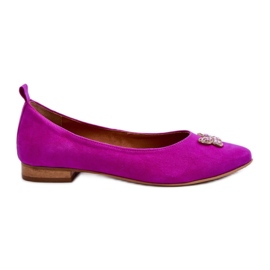 Step in style Balletlejligheder Model Zazoo 2887/067 Fuchsia - Træd med stil lyserød