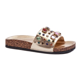 Step in style Sandal Flip-flops Model S.Barski MY122 Guld - Træd med stil