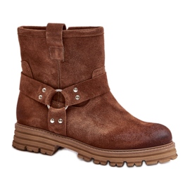 Step in style Støvler Model Lewski 3610 Brun ruskind - Træd i stil