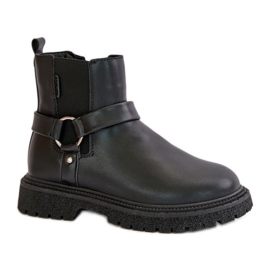 Step in style Chelsea støvler Model Big Star OO274A128 Sort - Træd med stil